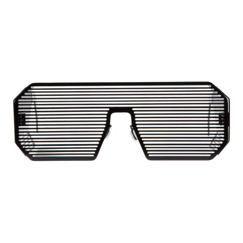 Linda Farrow Нерегулярная форма Солнцезащитные очки Мужские Матовый черный