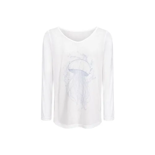 Date on Sunday Jellyfish COVER UP Женские T-рубашки