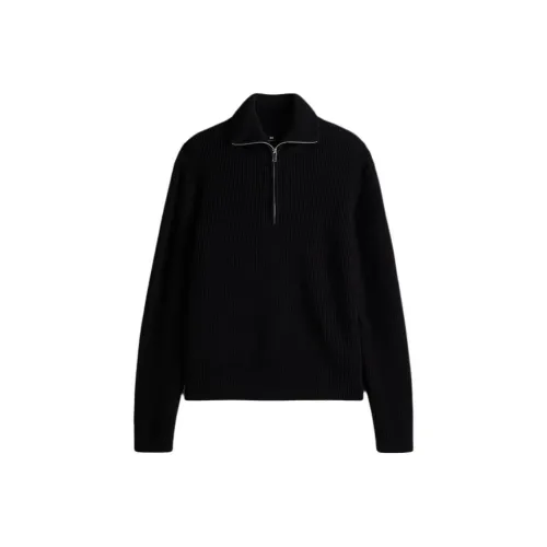 H M Черные Мужские Свитера