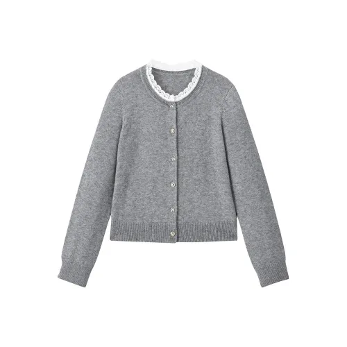 LEDIN Silver Candle Gray In Stock Women's Knitwear