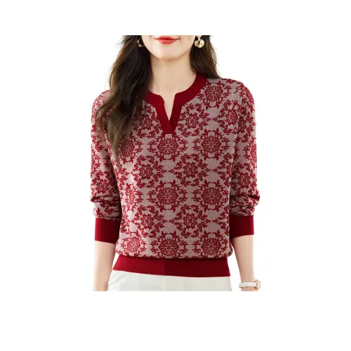 The Temptation Of The Muse Жаккард Свитер Женские