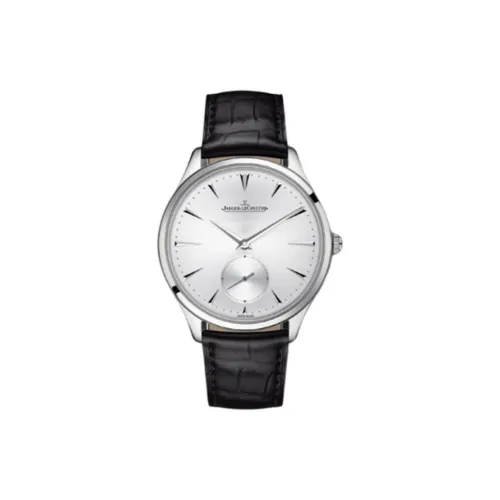 JAEGER LECOULTRE Мастер Автоматический Механический Механизм Мужские Часы Часы 38,5 мм Серебристый Циферблат Корпус из Нержавеющей Стали