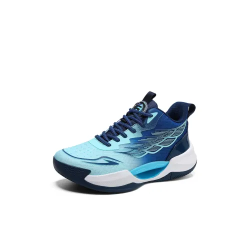 Genius Pooh Износостойкий Легкий Амортизирующий Противоскользящий Детские Баскетбольные Кроссовки Унисекс