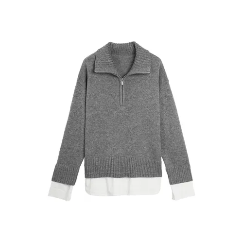 ELLE Светло-серые женские свитера