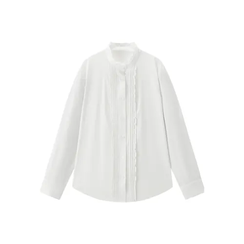 LEDIN Экрю В наличии Женские Рубашки