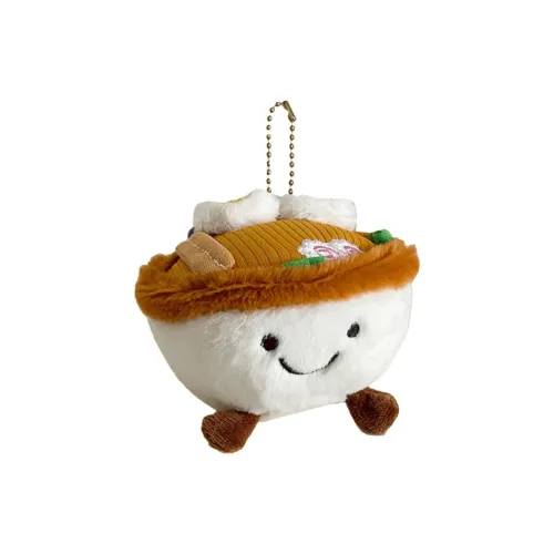 Куклы и медведи танцуют Милый миска OF раменных лапши Кукла Игрушка Плюшевая подвеска 7 см Высота