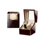 Эбони с текстурой + Белая кожа [1 отделение для часов]