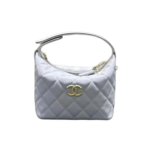 CHANEL Сумка-ланчбокс из коровьей кожи женская серая