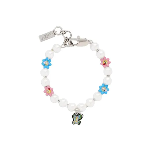 MARC JACOBS Жемчужные браслеты Женские Серебристые