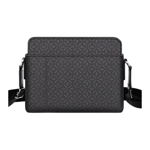 PLAYBOY Коллаборация ПВХ Сумка через плечо Средняя Мужская Черная