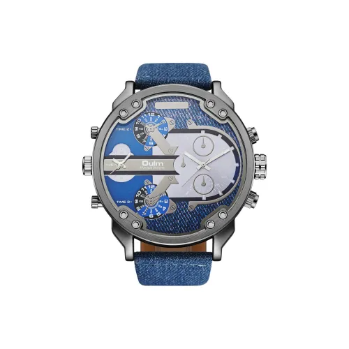 Oulm Кварцевый механизм Мужские часы Черный циферблат