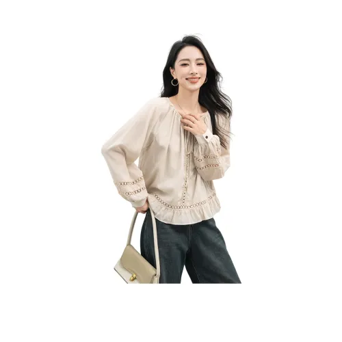 Shavani Овсяный Абрикос Женская Рубашка