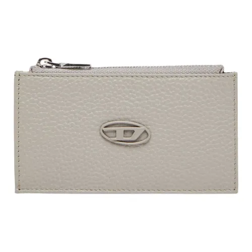 DIESEL Коровья кожа Держатель для карт Стандартный Унисекс Серый