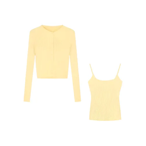 Wang Leshi Лимон Женские Повседневные Костюмы