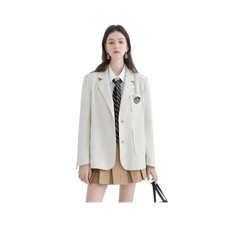 Dippanis Айвори с бейджем Женские деловые костюмы