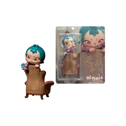 52TOYS NINNIC SOFA Журнал Фигурка Прозрачный Слепой Бокс на Карточке
