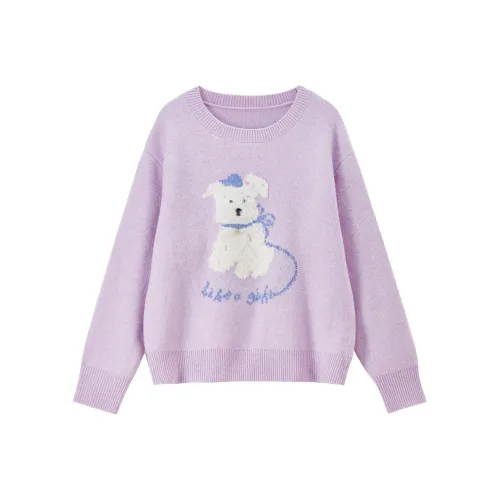 SENTUBILA Мягкий фиолетовый женские свитера