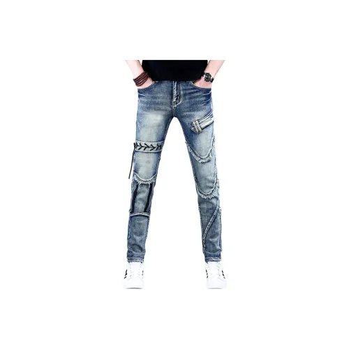 OGQG Синий Мужской Джинсы