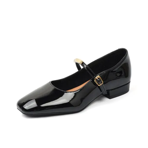 WESTLINK Грубый каблук Мэри Джейн туфли 2CM Женские