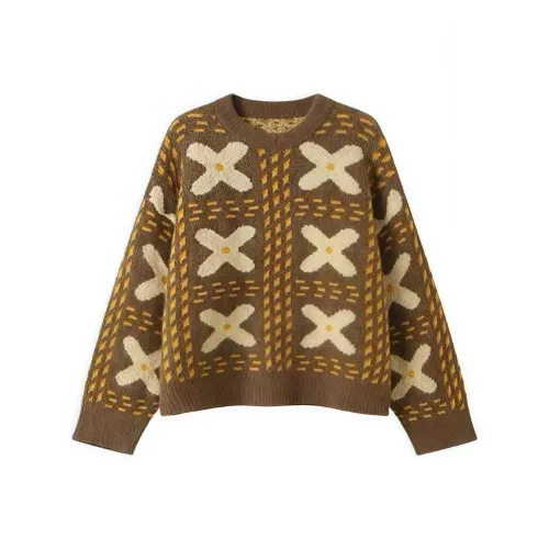 KYKW Коричневый Унисекс Трикотаж