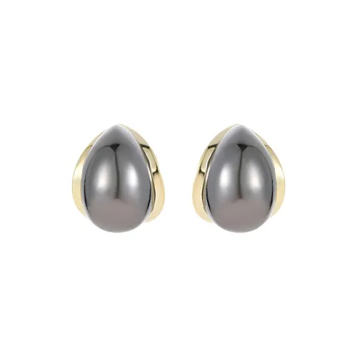 Серьги из фиолетового медного сплава женские