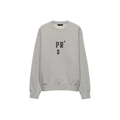 PRADA Серый Мужской Свитшот