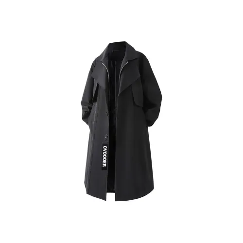 CVOOOER Унисекс Тренч