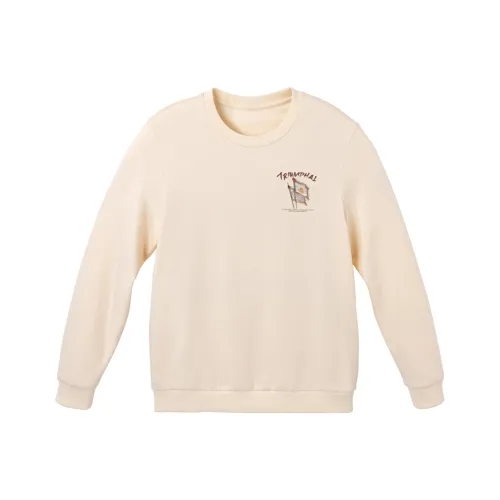 Mr.Bu Элегантный Бежевый Абрикос Мужские Толстовки