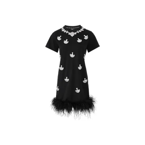 TCH Короткий рукав Платье Женское