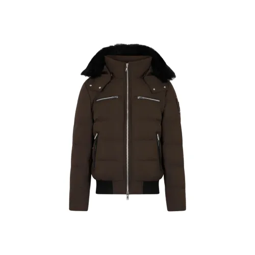 Moose Knuckles Cloud Shearling Trim Bomber Jacket Down Jacket Men's