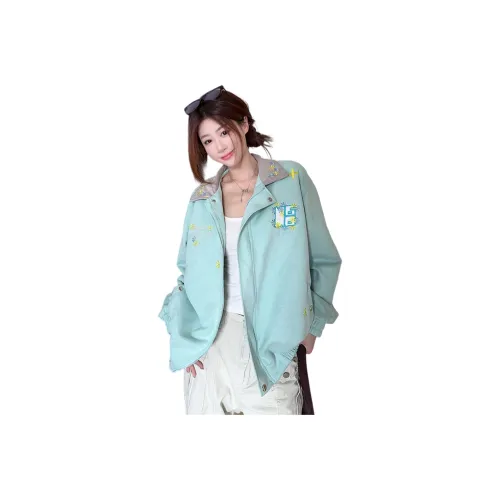 GRAYISMOON Mint Green Женские Куртки