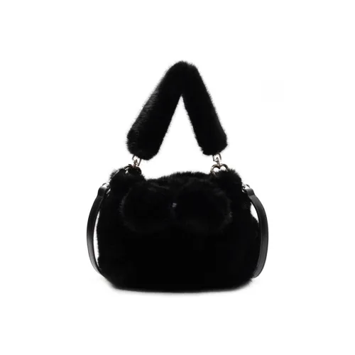 CHINLLO Плюшевые сумки через плечо Стандартные Черный Красный Белый Коричневый Розовый Темный хаки Светлый хаки