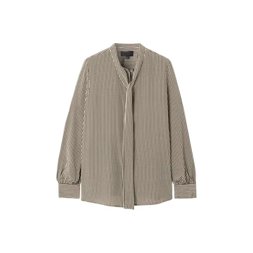 Nensi Dojaka Коричневый Женские Рубашки
