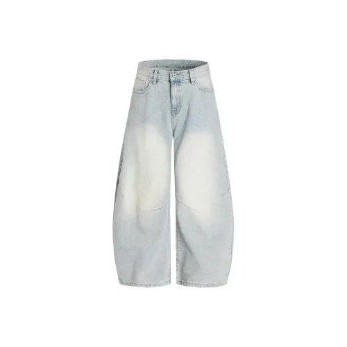 JIARONG Синий Унисекс Джинсы