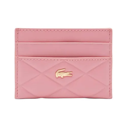 LACOSTE Коровья кожа Держатель для карт Женский Розовый