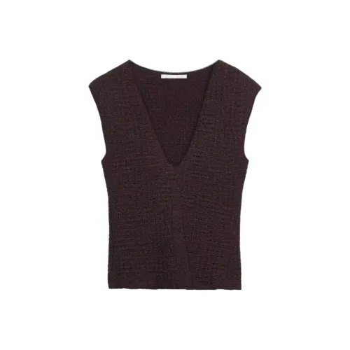 ZARA Шоколад Женские Майки