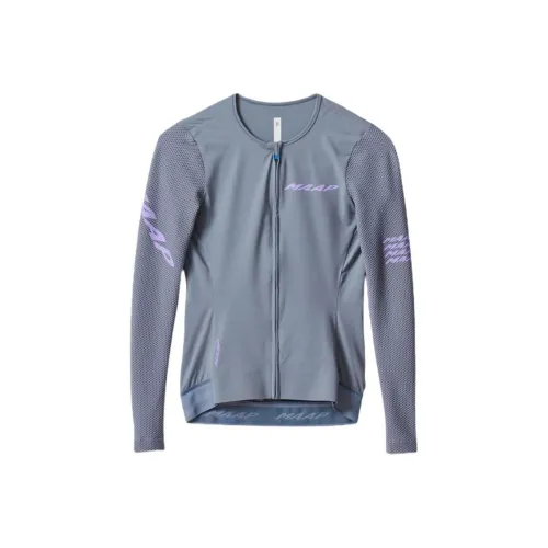 MAAP Длинный рукав Велосипедная одежда Женская Galaxy Фиолетовый