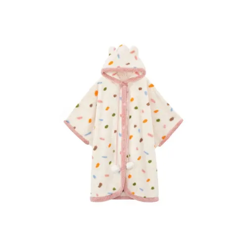 MEIJIAO Розовый Edge Плащ Женские Банные халаты