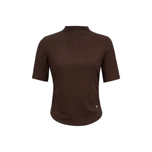 ONLY E09 Coffee Bean Color Женские T-рубашки