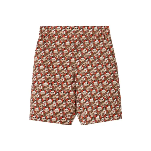 Burberry Шорты Детские Темно-Оранжевые