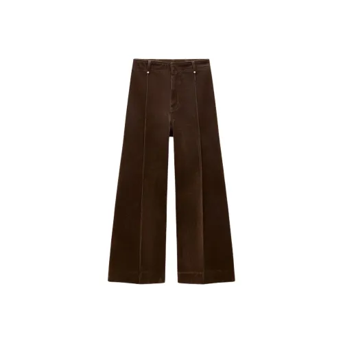 ZARA ZW Series Коричневые Женские Джинсы