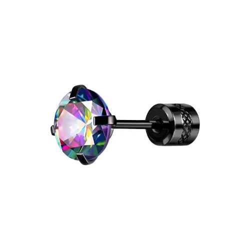 Серьги WuliHead из титановой стали с цирконием унисекс