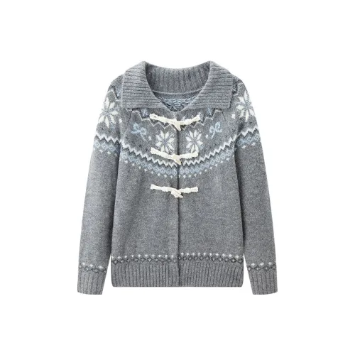 LEDIN Silver Candle Gray In Stock Women's Knitwear