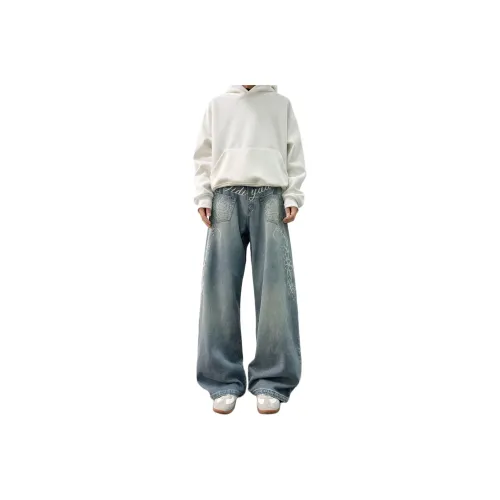 GEOGRE ALEX Синий Мужские Джинсы