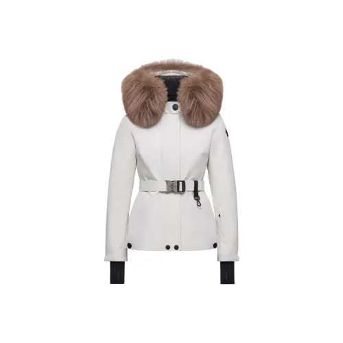 Moncler Grenoble Laplance Gore TEX овчина с капюшоном пуховые куртки SKI топ женский