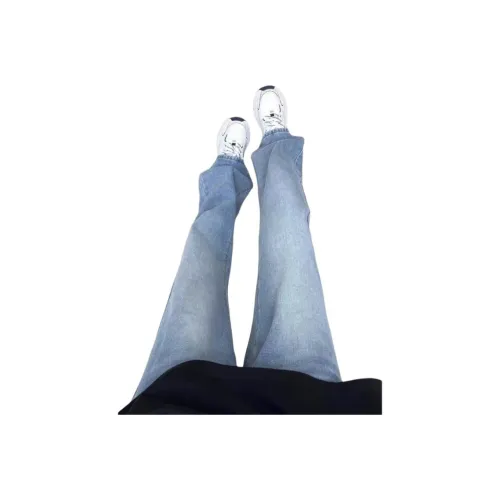 CARE NOTE Синий Унисекс Джинсы