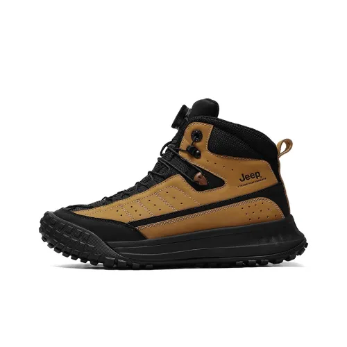 JEEP Термический Износостойкий Дышащий Противоскользящий MID Верх Походная обувь Мужская