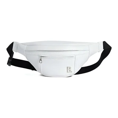 Balenciaga Кожа Сумка через плечо Бананка Женская Белая