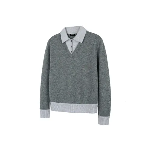 W7H1 Серый Унисекс Трикотаж