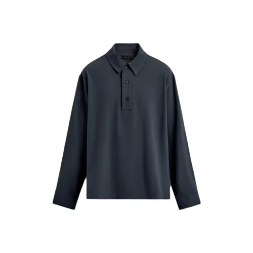 ZARA Свинец Мужская Поло